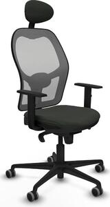 Sedia da ufficio con poggiatesta Jorquera Piqueras y Crespo 1D036G1 Nero