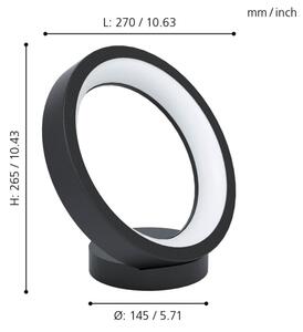 Eglo 99029 - Lampada da tavolo dimmerabile LED RGB MARGHERA-C LED/16W/230V