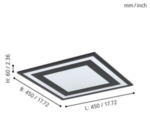 Eglo 99038 - Plafoniera LED SAVATARILA LED/24W/230V