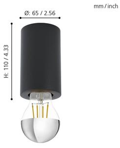 Eglo 99065 - Plafoniera SALUZZO 1xE27/40W/230V