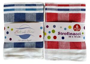 Strofinacci cucina 6 pezzi in cotone Botticelli Home Crown