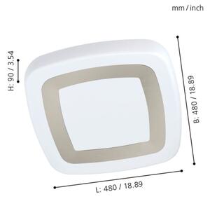 Eglo 99109 - Plafoniera LED RUIDERA LED/22W/230V