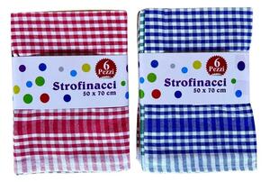 Strofinacci cucina 6 pezzi in cotone Botticelli Home Illy