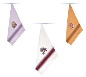 Strofinacci cucina 3 pezzi in cotone Vingi Ricami Betty