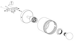 Eglo 99276 - Luce Spot ESTEPERRA 1xE27/28W/230V