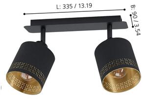 Eglo 99277 - Luce Spot ESTEPERRA 2xE27/28W/230V