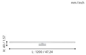 Eglo 99297 - Illuminazione a LED per specchi da bagno PANDELLA LED/14W/230V IP44