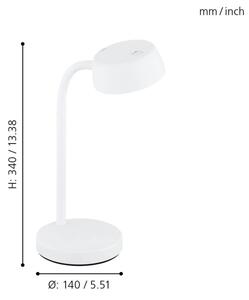 Eglo 99334 - Lampada da tavolo LED CABALES LED/4,5W/230V