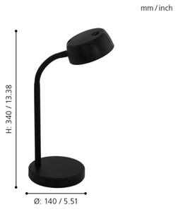 Eglo 99335 - Lampada da tavolo LED CABALES LED/4,5W/230V
