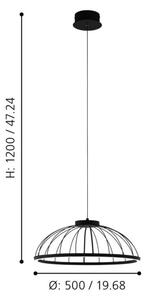 Eglo 99403 - Lampadario LED a sospensione con filo BOGOTENILLO LED/27W/230V