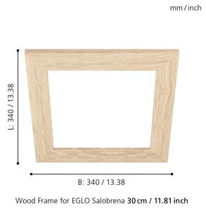 Eglo 99421 - Cornice per lampada SALOBRENA 300x300 mm