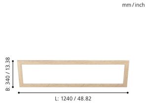 Eglo 99424 - Cornice per lampada SALOBRENA 300x1200 mm