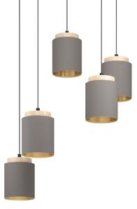 Eglo 99447 - Lampadario su cavo ALBARIZA 5xE27/40W/230V a ragno
