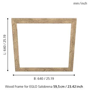 Eglo 99433 - Cornice per lampada SALOBRENA 595x595 mm