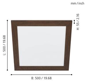 Eglo 99474 - Plafoniera LED PIGLIONASSO LED/20W/230V 500x500 mm