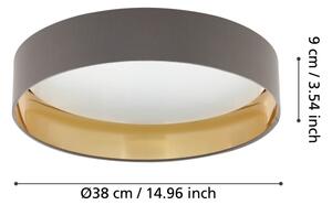 Eglo 99542 - Plafoniera LED MASERLO LED/24W/230V