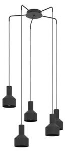 Eglo 99553 - Lampadario su corda CASIBARE 5xE27/40W/230V