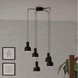 Eglo 99553 - Lampadario su corda CASIBARE 5xE27/40W/230V
