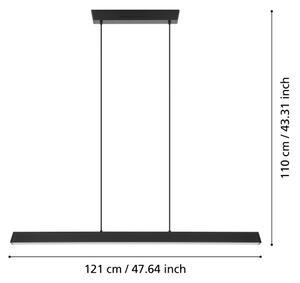 Eglo 99603 - Lampadario LED RGBW dimmerabile su corda SIMOLARIS-Z LED/35W/230V