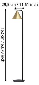 Eglo 99594 - Lampada da terra NARICES 1xE27/40W/230V