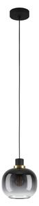 Eglo 99616 - Lampadario a sospensione con filo OILELLA 1xE27/40W/230V grigio