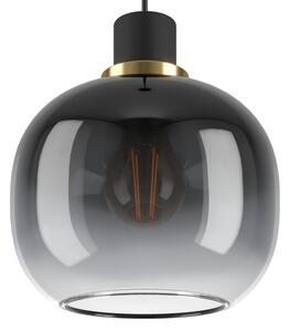 Eglo 99616 - Lampadario a sospensione con filo OILELLA 1xE27/40W/230V grigio