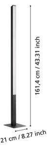 Eglo 99605- LED RGBW Lampada da terra dimmerabile SIMOLARIS-Z LED/35W/230V 2700-6500K