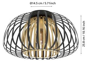 Eglo 99664 - Plafoniera ENCINITOS 1xE27/40W/230V