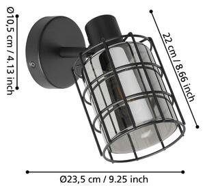 Eglo 99711 - Applique CONSACA 1xE27/28W/230V