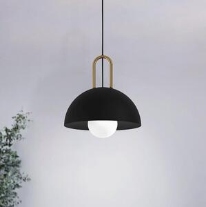 Eglo 99693 - Lampadario su corda CALMANERA 1xE27/40W/230V nero