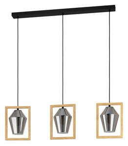 Eglo 99702 - Lampadario su corda VIGLIONI 3xE27/40W/230V