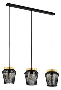 Eglo 99807 - Lampadario su corda ESCANDIDOS 3xE27/40W/230V