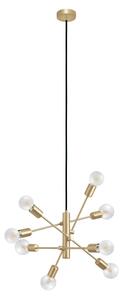 Eglo 99811 - Lampadario su corda GRADOLI 8xE27/40W/230V