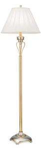 Orion Stl 12-1097/1 - Lampada con piedistallo TIZIA 1xE27/60W/230V bianco/oro/patina