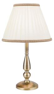 Orion LA 4-1085/1 - Lampada da tavolo TONIA 1xE27/60W/230V diametro 30 cm bianco/bronzo