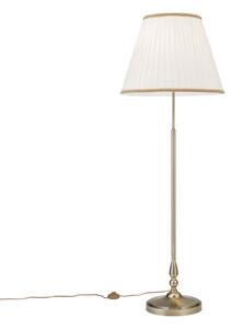 Orion Stl 12-1100/2 - Lampada con piedistallo TONIA 2xE27/60W/230V 154 cm bianco/bronzo