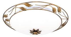 Orion DL 7-509/50 - Plafoniera FLEUR 3xE27/60W/230V diametro 50 cm bronzo
