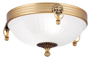 Orion DL 7-522/31 - Plafoniera ROCCA 2xE27/60W/230V diametro 31 cm bronzo/bianco