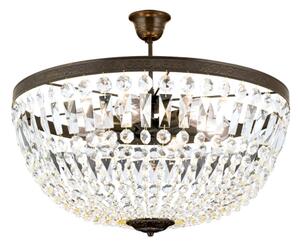 Orion DL 7-542/6-Lampadario di cristallo a sospensione con supporto rigido ARILA 6xE27/60W/230V diametro 60 cm marrone/patina
