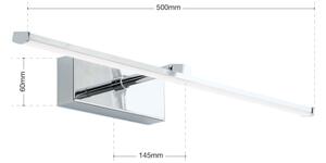 Orion WA 2-1333 - Lampada LED da quadro PUBLIO LED/10W/230V 50 cm cromo lucido