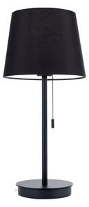 Orion LA 4-1205/1 - Lampada da tavolo con porta USB LUDWIG 1xE27/40W/230V nero