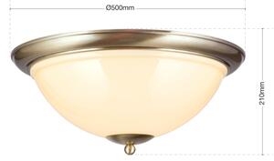 Orion DL 7-677/50-Plafoniera AUSTRIAN OLD LAMP 3xE27/60W/230V bronzo/beige