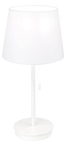 Orion LA 4-1205/1 - Lampada da tavolo con porta USB LUDWIG 1xE27/40W/230V bianco