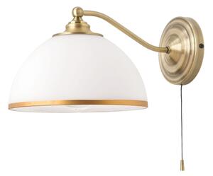Orion WA 2-1371/1 - Applique OLD LAMP 1xE27/40W/230V bianco/ottone