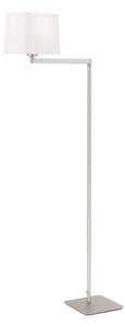 Orion Stl 12-1187/1 - Lampada con piedistallo CARLTON 1xE27/40W/230V bianco/cromo opaco
