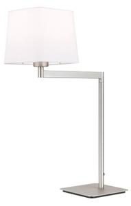 Orion LA 4-1209/1 - Lampada da tavolo CARLTON 1xE27/40W/230V bianco/cromo opaco