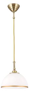 Orion HL 6-1808/1 - Lampadario a sospensione con filo OLD LAMP 1xE27/40W/230V bianco/ottone