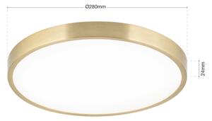 Orion DL 7-657/28 - Plafoniera LED BULLY LED/28W/230V diametro 28 cm oro