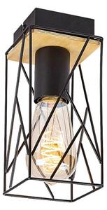 Rabalux Lampada a soffitto nera Boire per lampadina E27, modello 71021