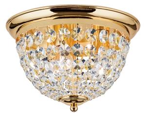 Orion DLU 1840/35-Plafoniera di cristallo PLAFOND 3xE27/40W/230V diametro 35 cm oro